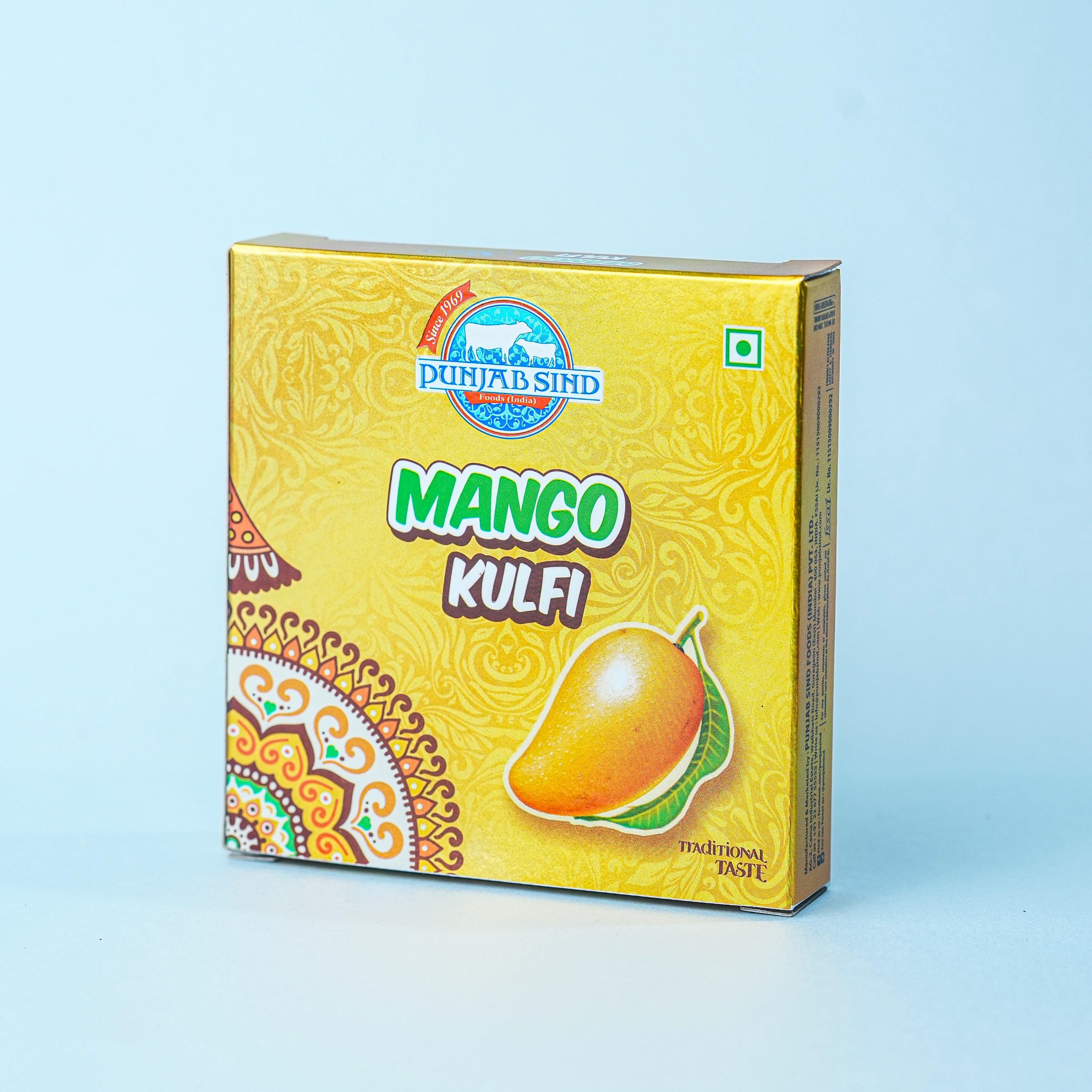 Mango Kulfi (Slice)