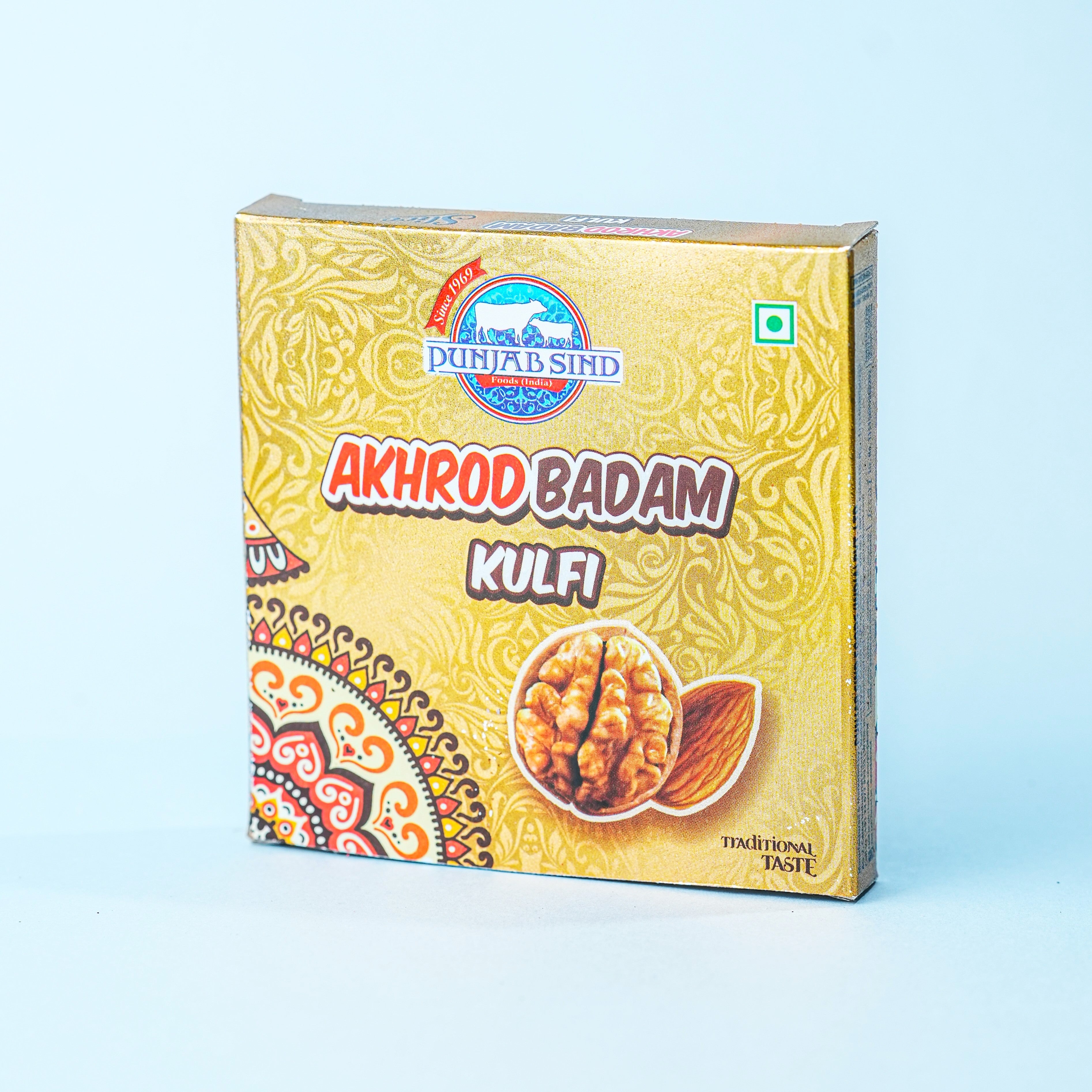 Akhrod Badam Kulfi (Slice)