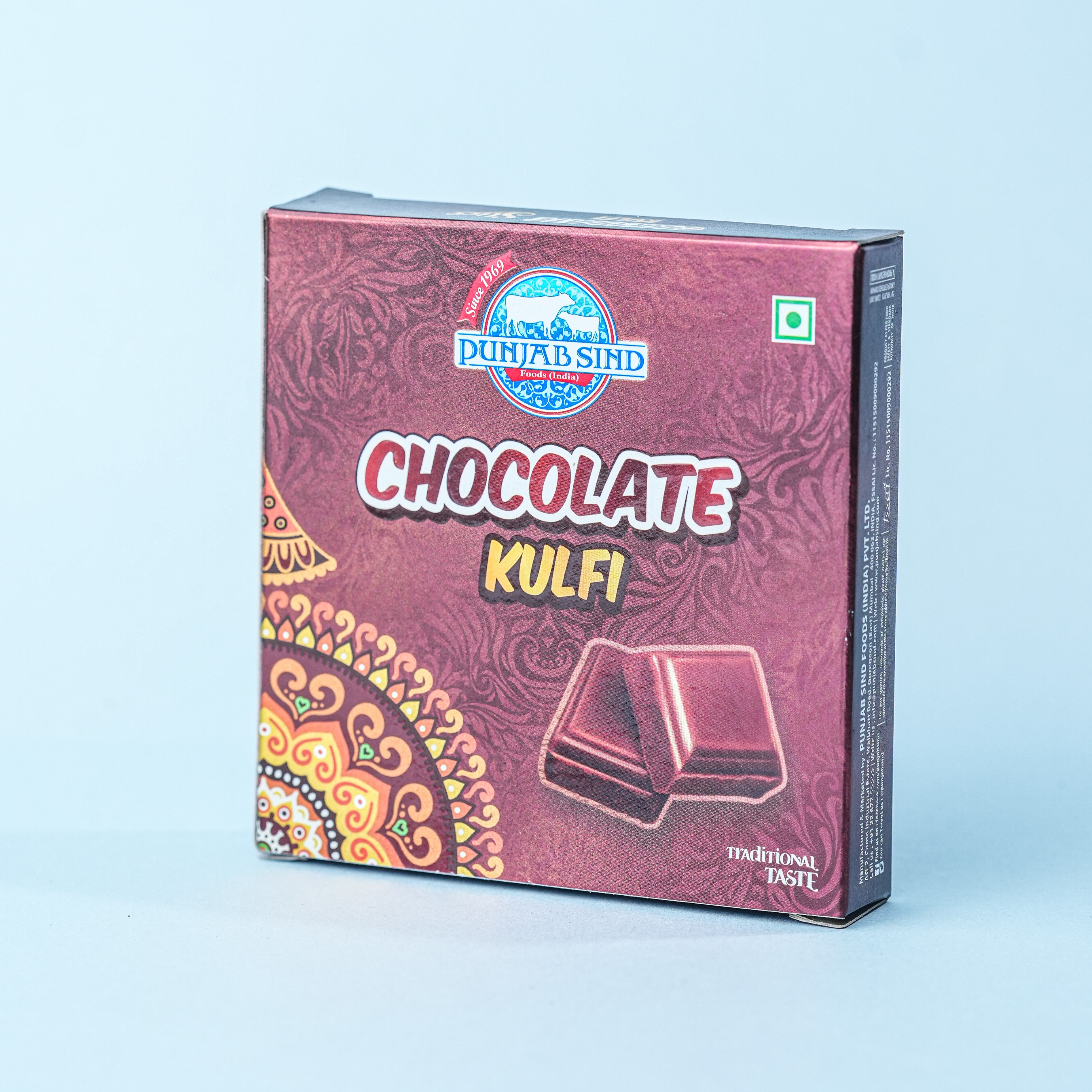 Chocolate Kulfi (Slice)