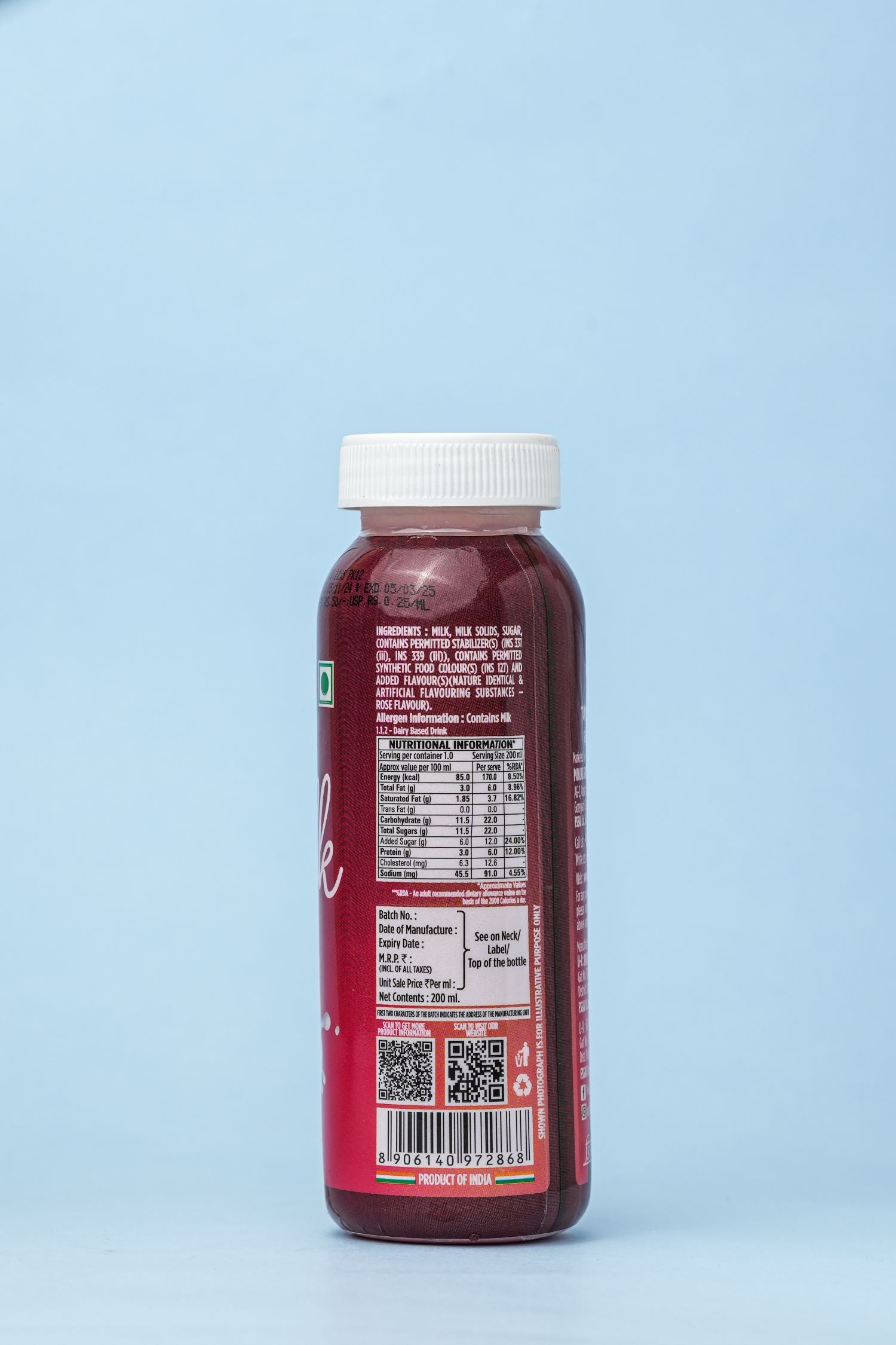 Rose Flavoured Milk