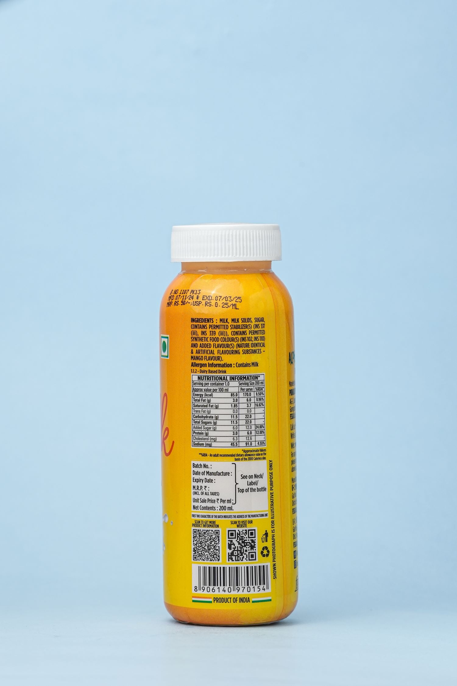 Mango Flavoured Milk