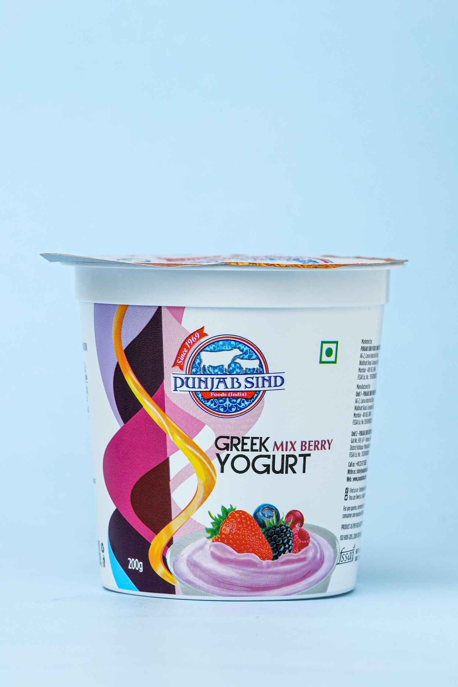 Greek Yogurt Mix Berries