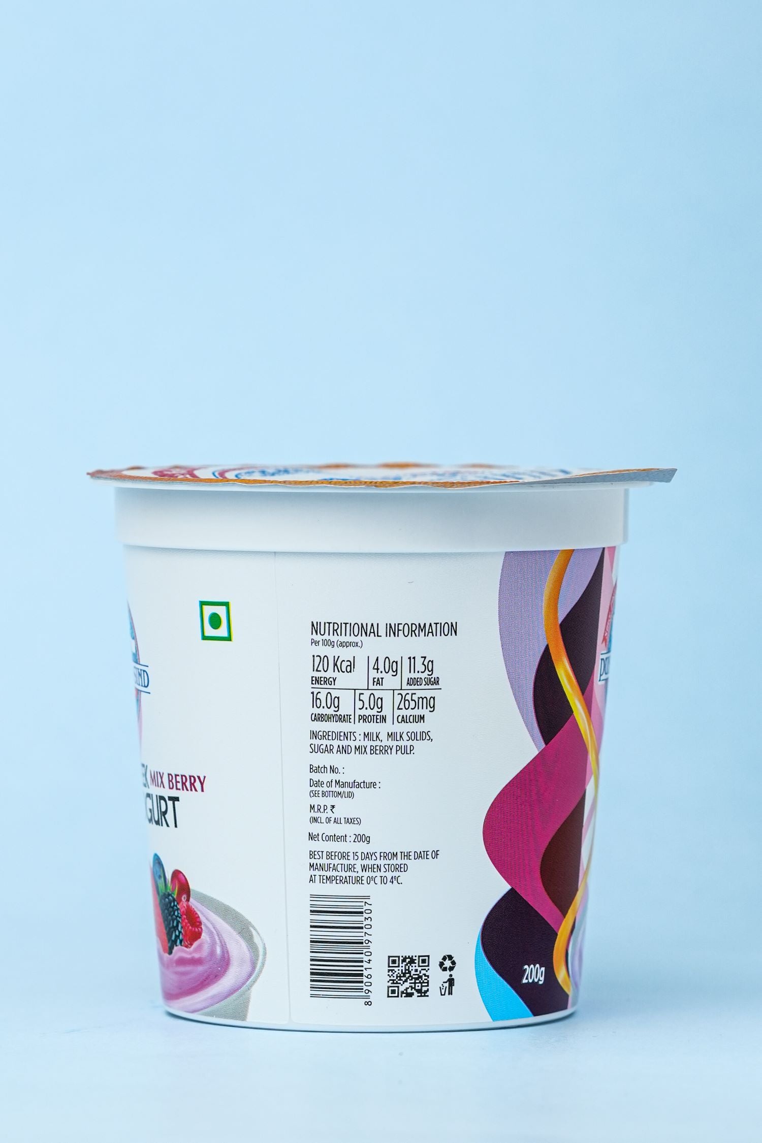 Greek Yogurt Mix Berries