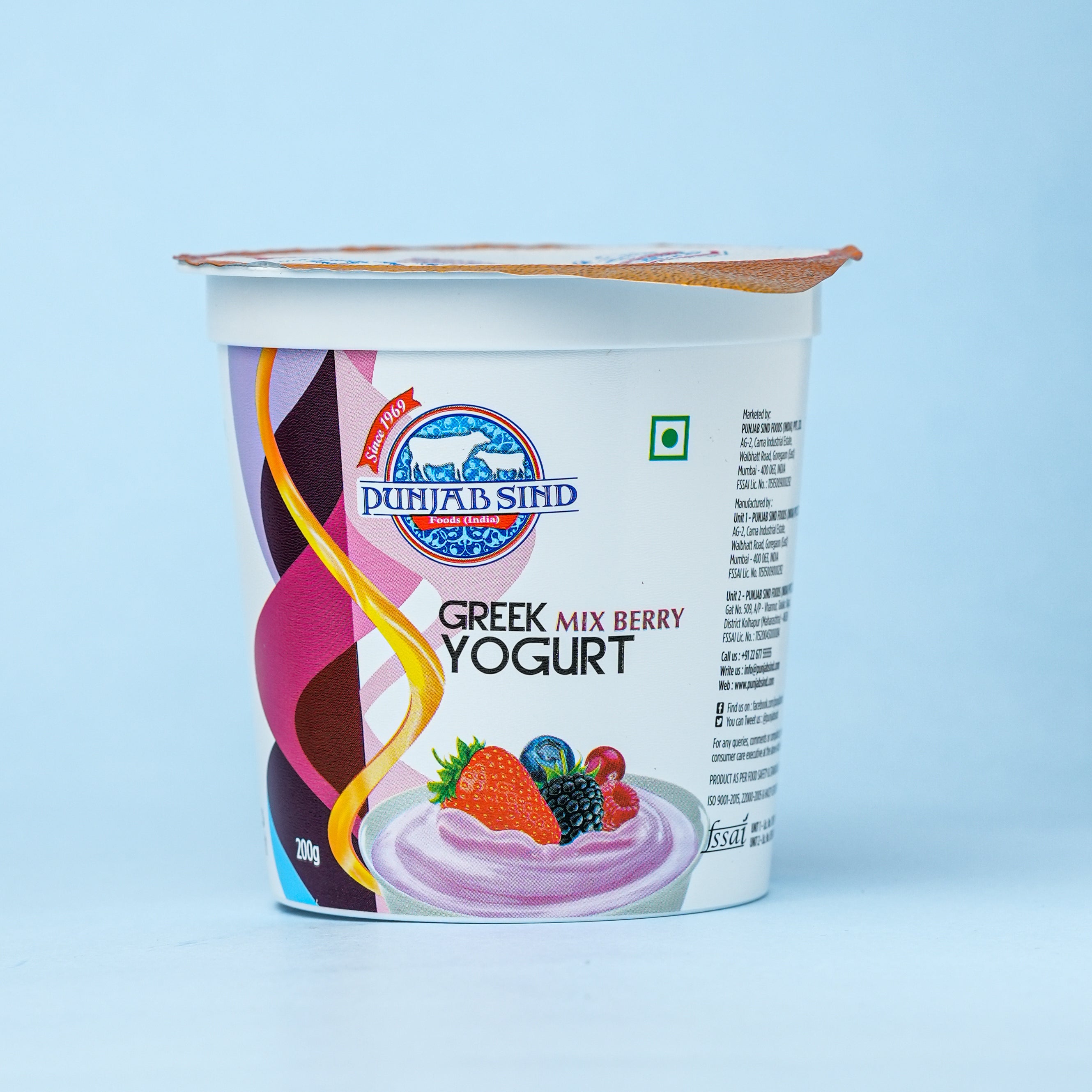 Greek Yogurt Mix Berries