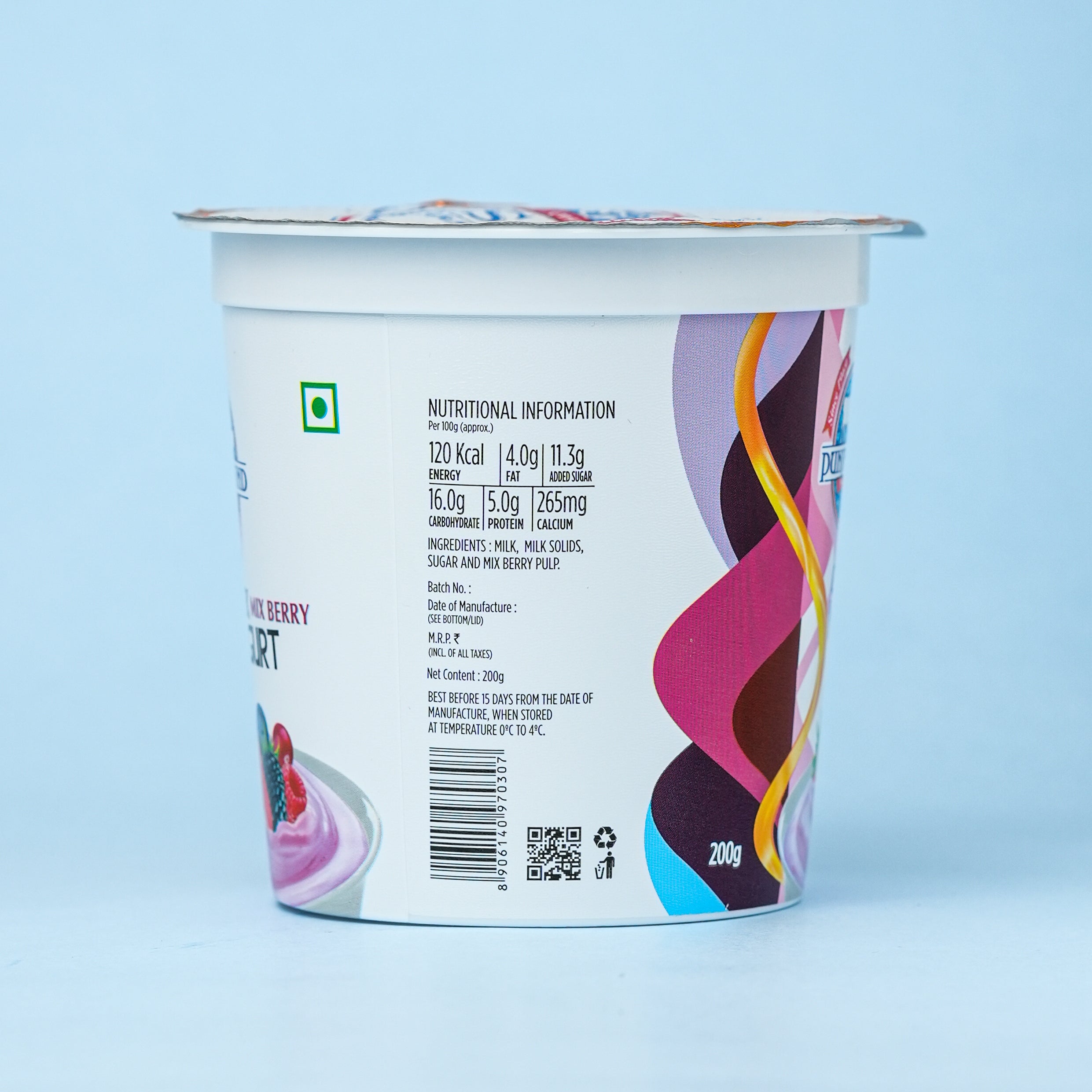 Greek Yogurt Mix Berries