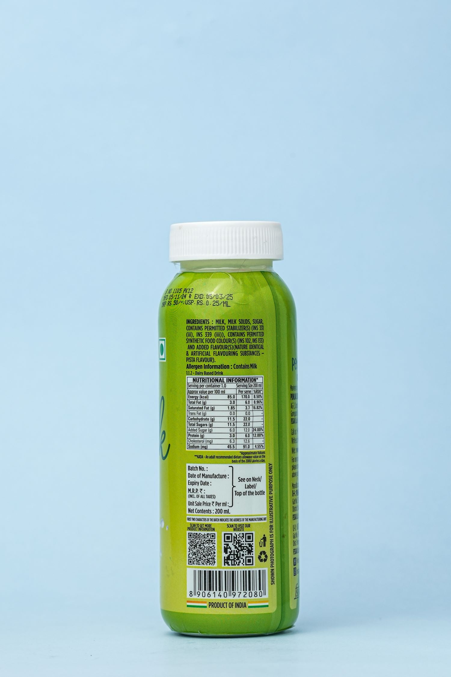 Pista Flavoured Milk