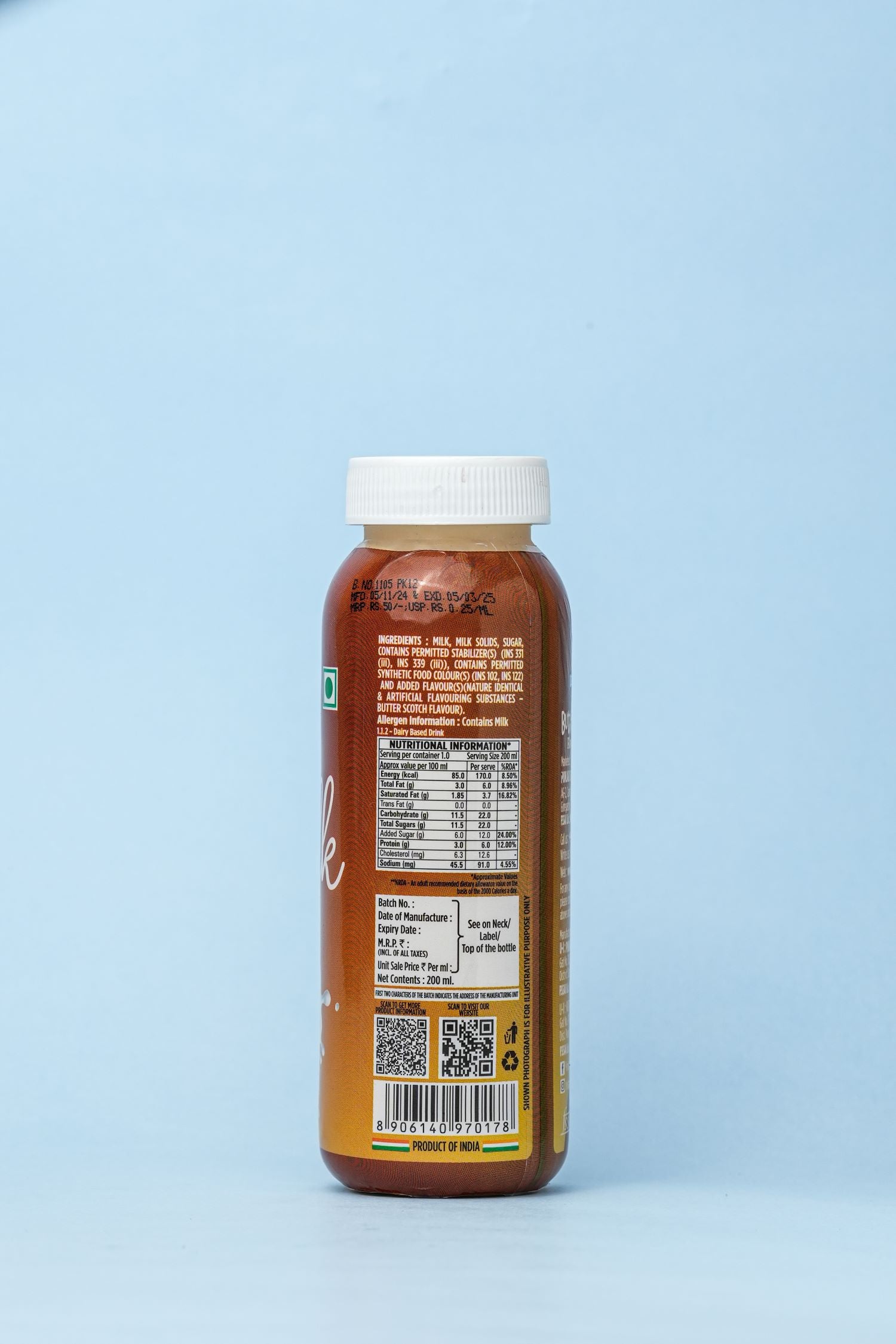 Butterscotch Flavoured Milk