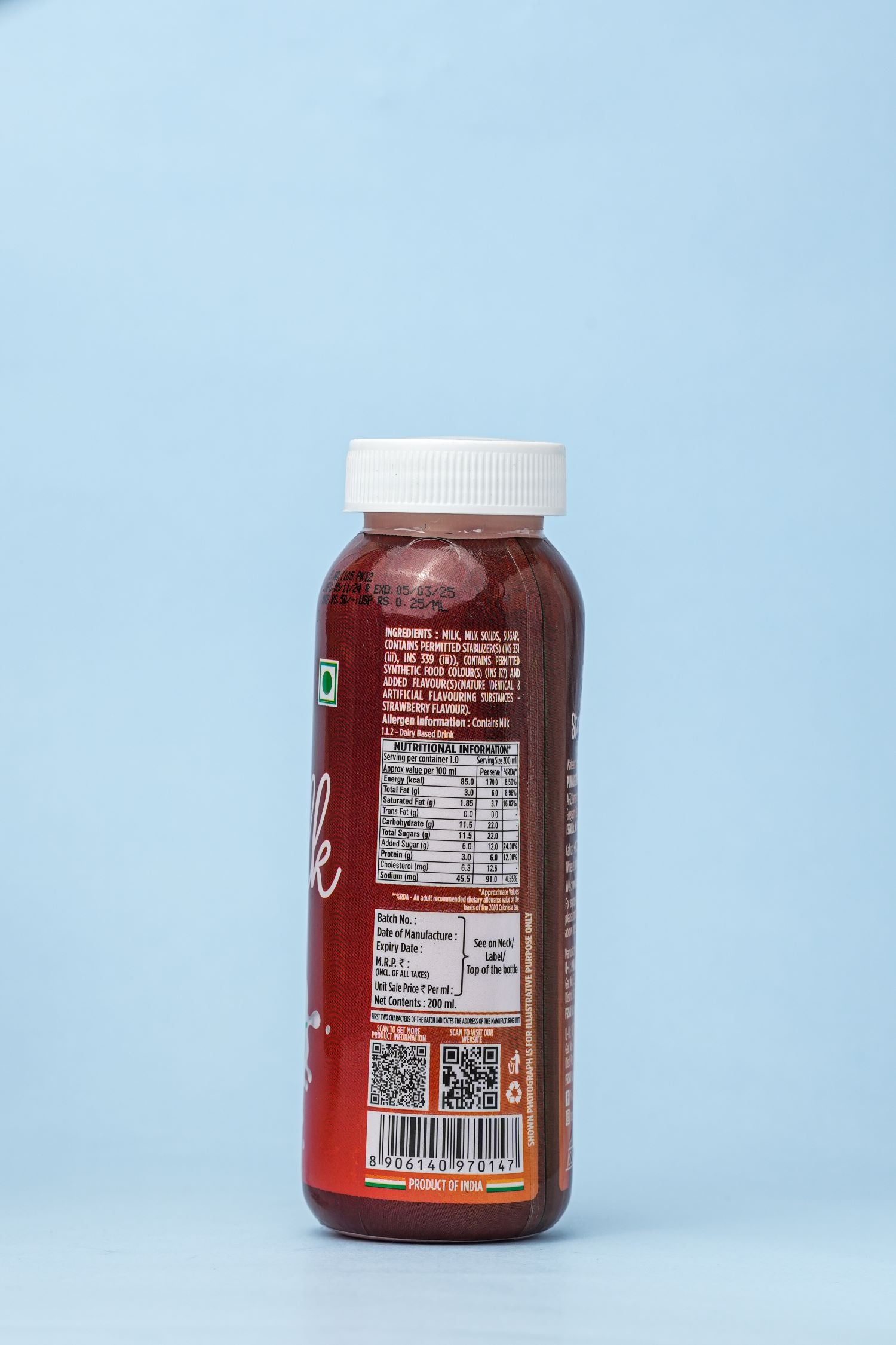 Strawberry Flavoured Milk