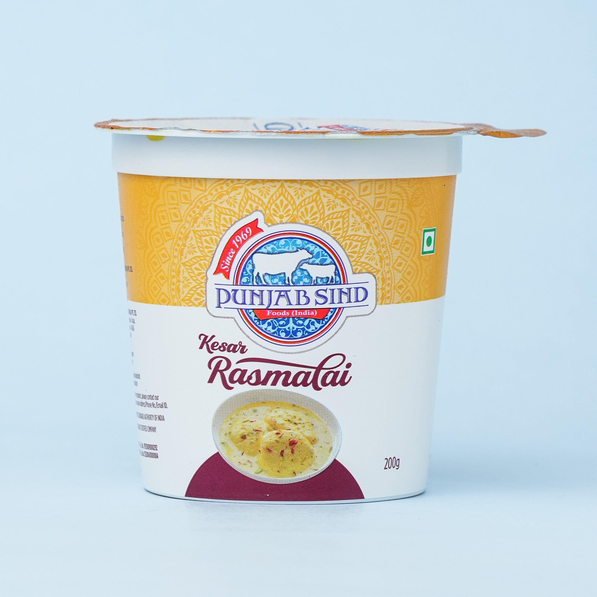 Kesar Rasmlai : (2 PIECES)