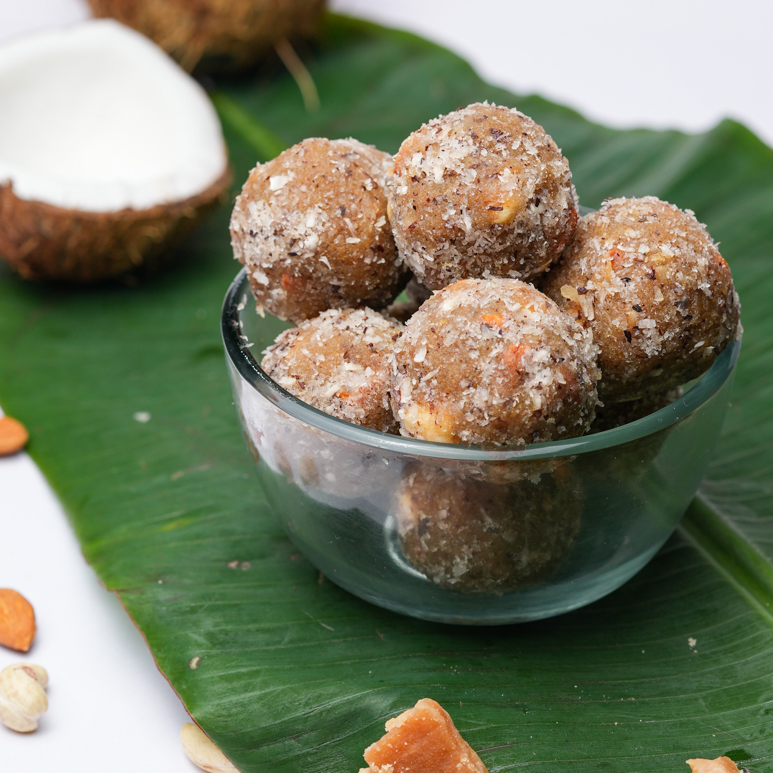 Coconut Dry Fruit Laddu