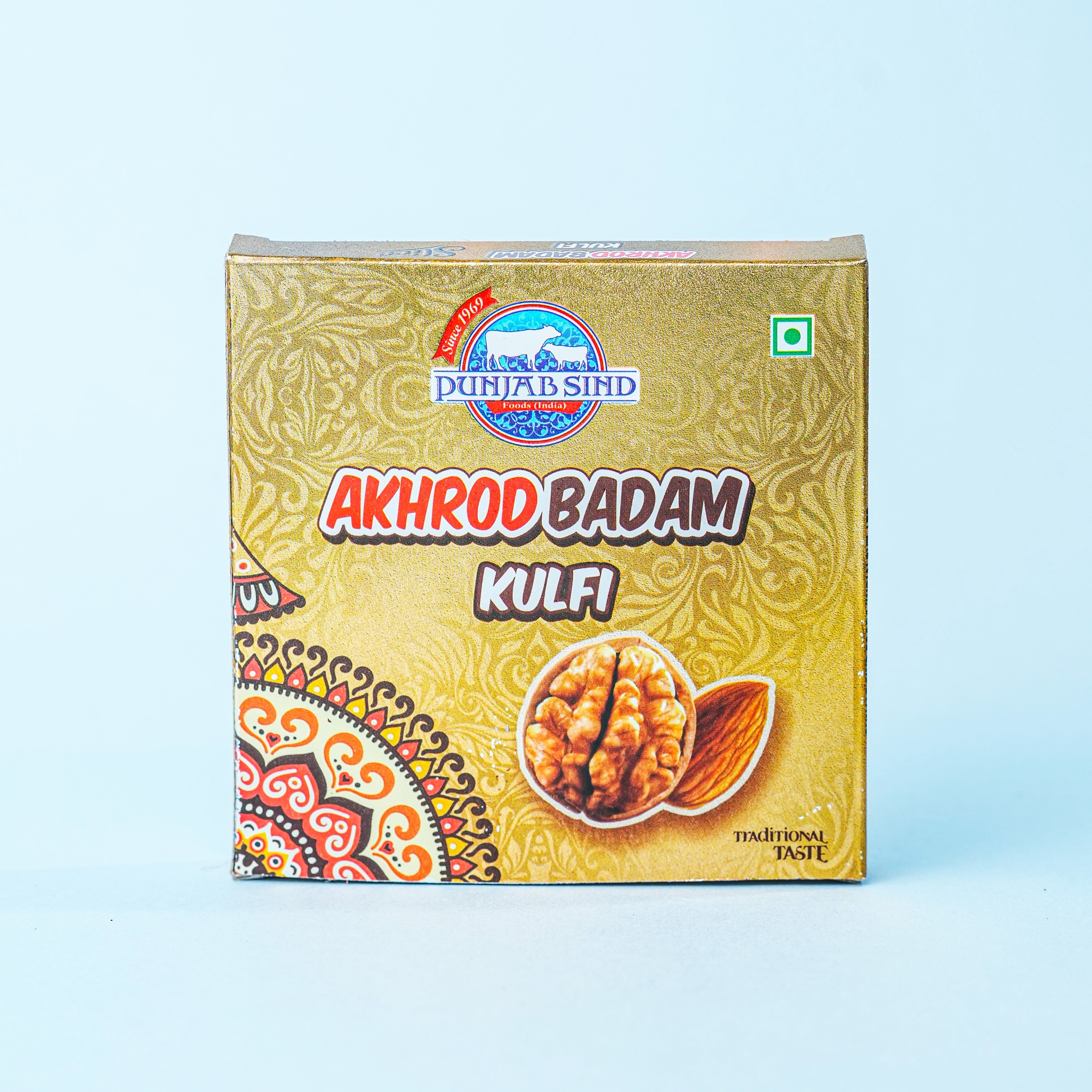 Akhrod Badam Kulfi (Slice)