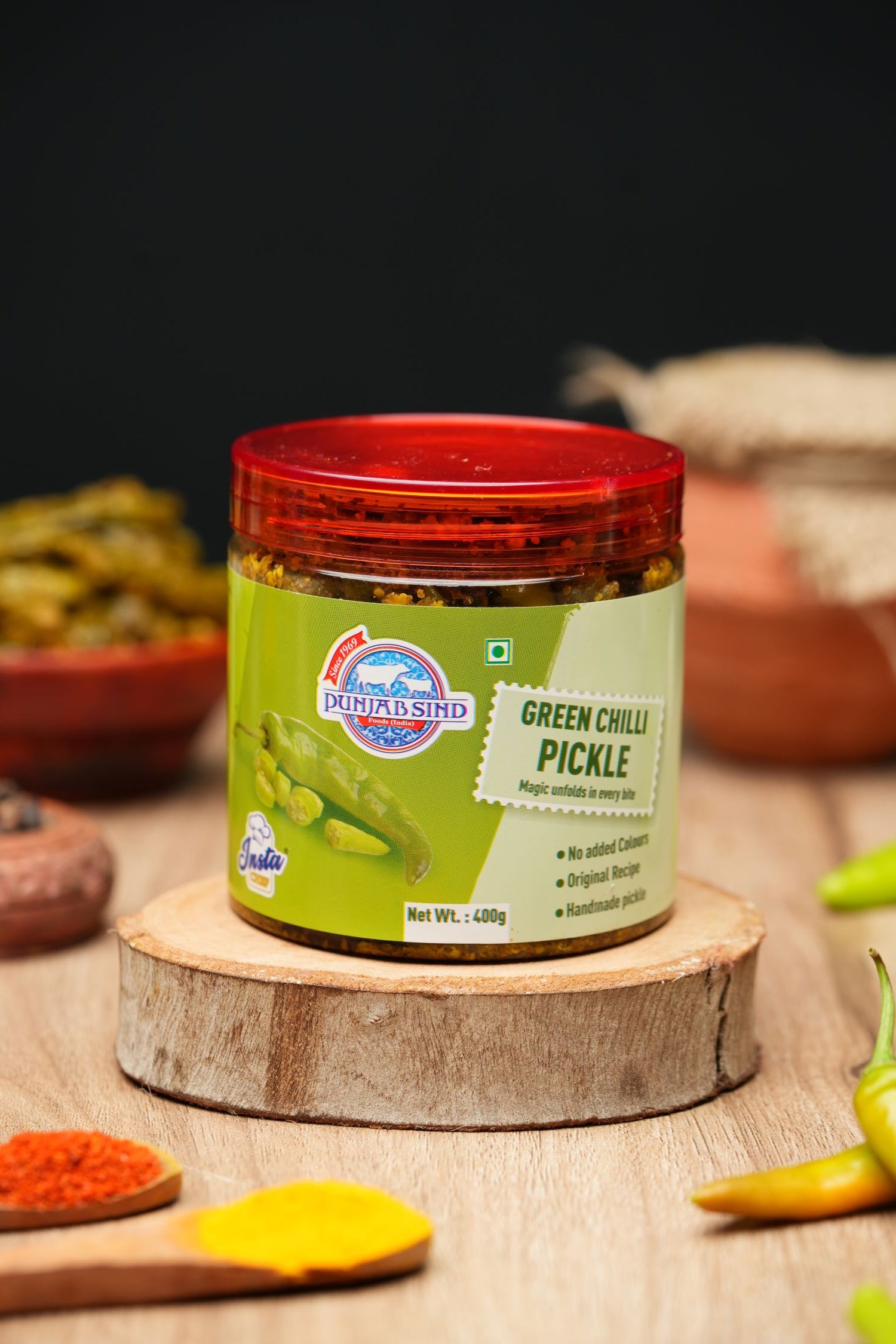 Green Chilli Pickle