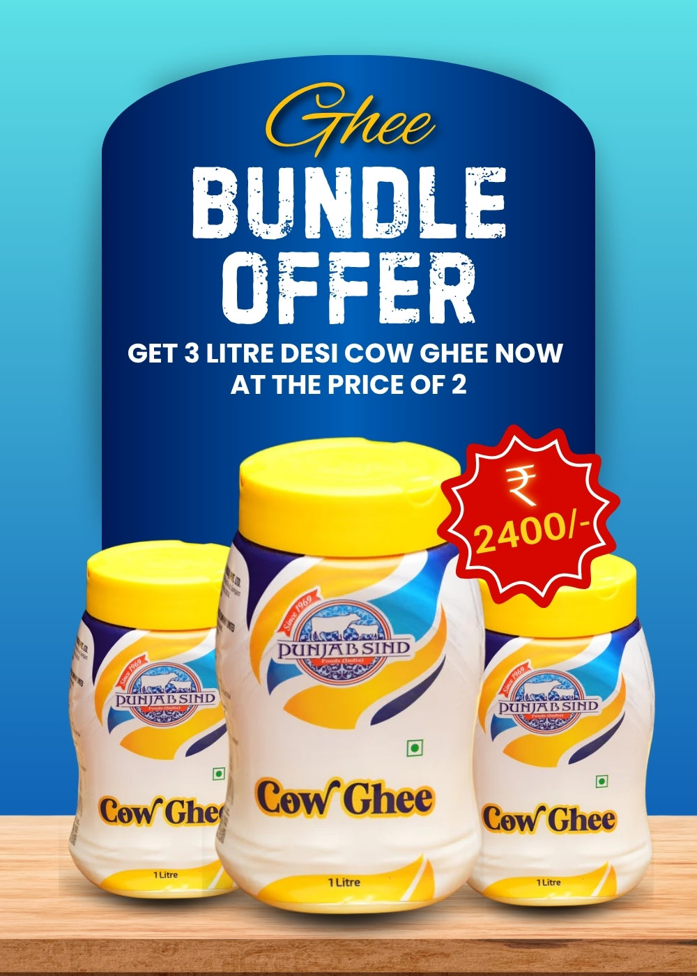 Cow Ghee Bundle