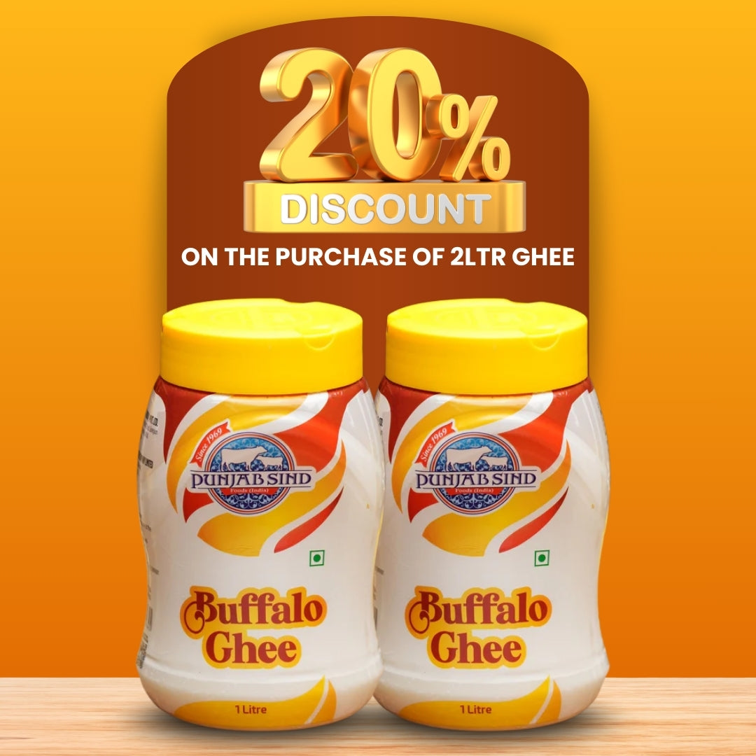 Buffalo Ghee 2ltr Pack