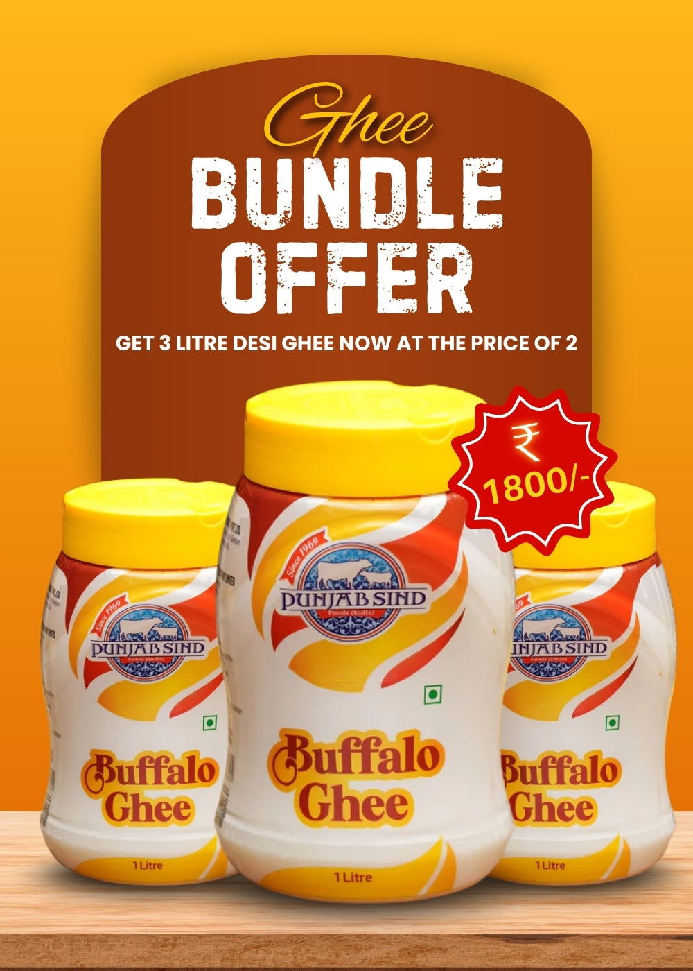 Buffalo Ghee Bundle